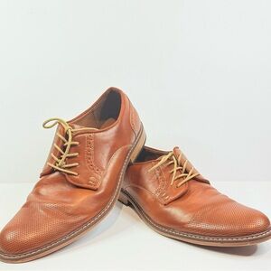 Pre-Owned Madden Men’s M-ALK Oxford Shoes Cognac Brown Size 12 Lace Up (No Box)